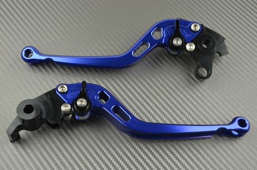 Cnc leve freno frizione blu - leve,