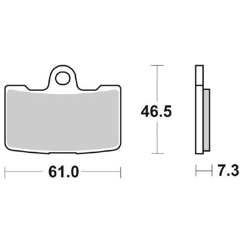 Pastiglie freno sbs 856hs set - pastiglie,